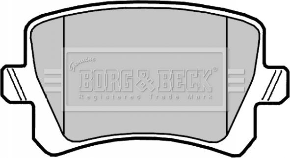 Borg & Beck BBP2044 - Bremžu uzliku kompl., Disku bremzes autodraugiem.lv