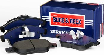 Borg & Beck BBP2057 - Bremžu uzliku kompl., Disku bremzes autodraugiem.lv