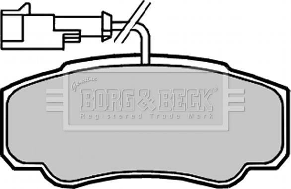 Borg & Beck BBP2068 - Bremžu uzliku kompl., Disku bremzes autodraugiem.lv