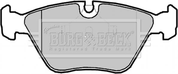 Borg & Beck BBP2014 - Bremžu uzliku kompl., Disku bremzes autodraugiem.lv