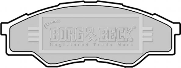 Borg & Beck BBP2032 - Bremžu uzliku kompl., Disku bremzes autodraugiem.lv