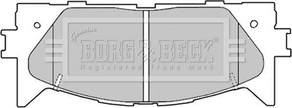 Borg & Beck BBP2026 - Bremžu uzliku kompl., Disku bremzes autodraugiem.lv