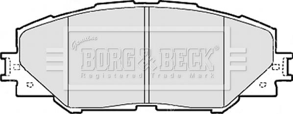 Borg & Beck BBP2079 - Bremžu uzliku kompl., Disku bremzes autodraugiem.lv