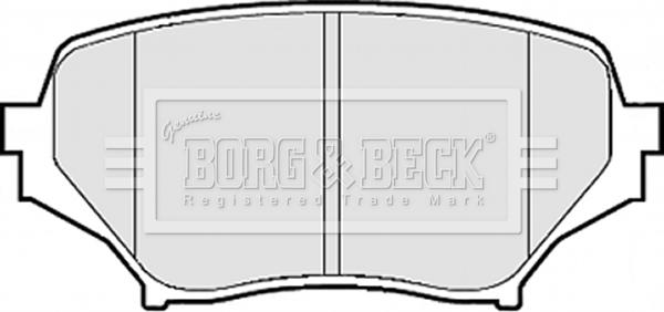 Borg & Beck BBP2075 - Bremžu uzliku kompl., Disku bremzes autodraugiem.lv