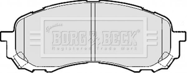 Borg & Beck BBP2078 - Bremžu uzliku kompl., Disku bremzes autodraugiem.lv