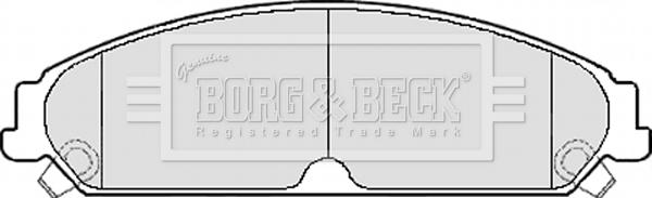 Borg & Beck BBP2156 - Bremžu uzliku kompl., Disku bremzes autodraugiem.lv