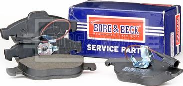 Borg & Beck BBP2160 - Bremžu uzliku kompl., Disku bremzes autodraugiem.lv