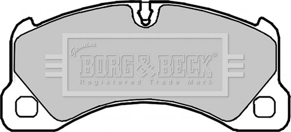 Borg & Beck BBP2101 - Bremžu uzliku kompl., Disku bremzes autodraugiem.lv