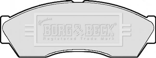Borg & Beck BBP2118 - Bremžu uzliku kompl., Disku bremzes autodraugiem.lv