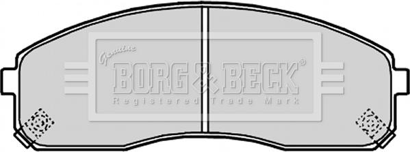 Borg & Beck BBP2180 - Bremžu uzliku kompl., Disku bremzes autodraugiem.lv