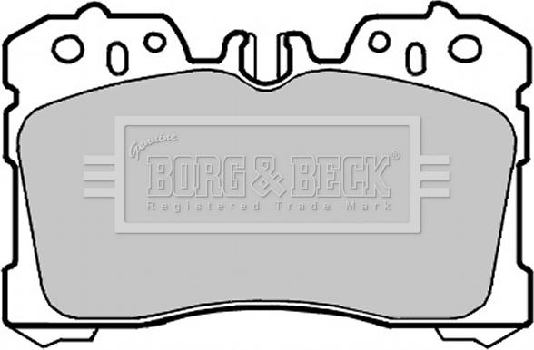 Borg & Beck BBP2127 - Bremžu uzliku kompl., Disku bremzes autodraugiem.lv