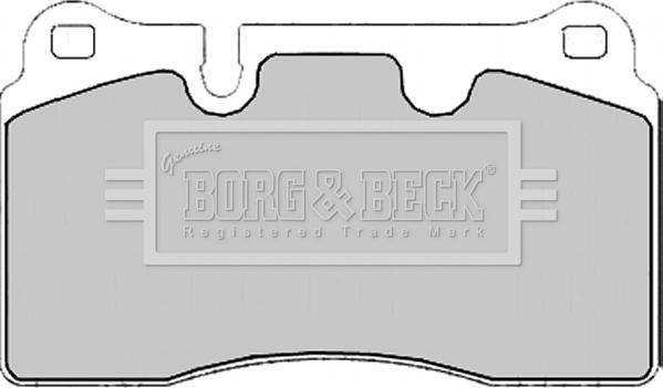 Borg & Beck BBP2175 - Bremžu uzliku kompl., Disku bremzes autodraugiem.lv