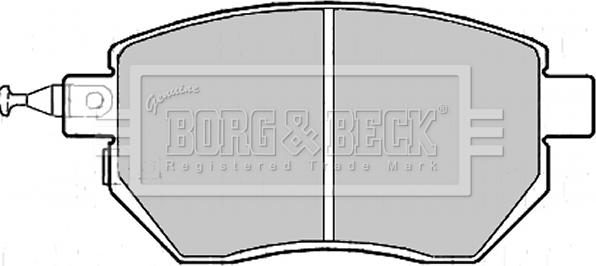 Borg & Beck BBP2172 - Bremžu uzliku kompl., Disku bremzes autodraugiem.lv