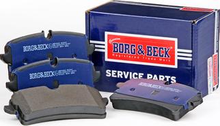 Borg & Beck BBP2868 - Bremžu uzliku kompl., Disku bremzes autodraugiem.lv