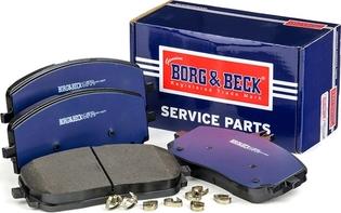 Borg & Beck BBP2816 - Bremžu uzliku kompl., Disku bremzes autodraugiem.lv