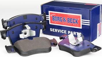 Borg & Beck BBP2822 - Bremžu uzliku kompl., Disku bremzes autodraugiem.lv