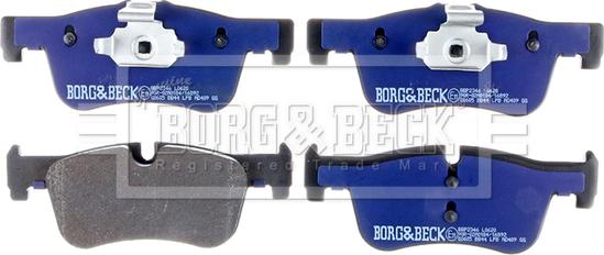 Borg & Beck BBP2346 - Bremžu uzliku kompl., Disku bremzes autodraugiem.lv