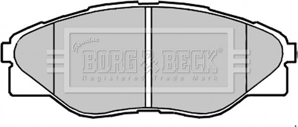 Borg & Beck BBP2348 - Bremžu uzliku kompl., Disku bremzes autodraugiem.lv