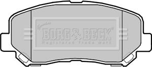 Borg & Beck BBP2355 - Bremžu uzliku kompl., Disku bremzes autodraugiem.lv