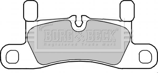 Borg & Beck BBP2350 - Bremžu uzliku kompl., Disku bremzes autodraugiem.lv