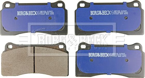 Borg & Beck BBP2358 - Bremžu uzliku kompl., Disku bremzes autodraugiem.lv