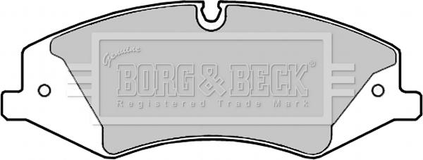 Borg & Beck BBP2306 - Bremžu uzliku kompl., Disku bremzes autodraugiem.lv