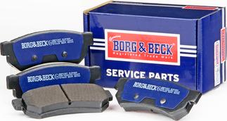 Borg & Beck BBP2307 - Bremžu uzliku kompl., Disku bremzes autodraugiem.lv