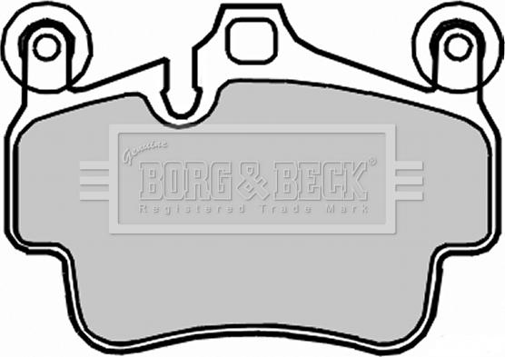 Borg & Beck BBP2316 - Bremžu uzliku kompl., Disku bremzes autodraugiem.lv
