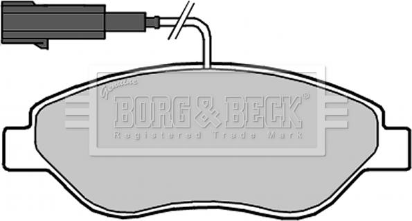 Borg & Beck BBP2318 - Bremžu uzliku kompl., Disku bremzes autodraugiem.lv