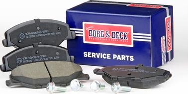Borg & Beck BBP2380 - Bremžu uzliku kompl., Disku bremzes autodraugiem.lv