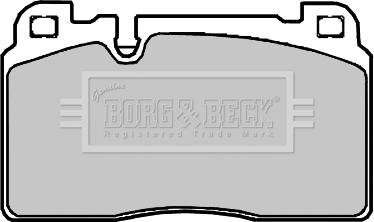 Borg & Beck BBP2382 - Bremžu uzliku kompl., Disku bremzes autodraugiem.lv