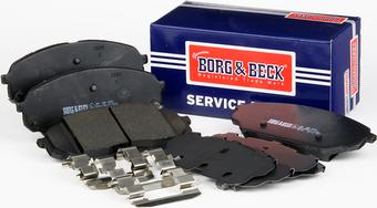 Borg & Beck BBP2333 - Bremžu uzliku kompl., Disku bremzes autodraugiem.lv