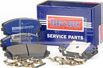 Borg & Beck BBP2332 - Bremžu uzliku kompl., Disku bremzes autodraugiem.lv