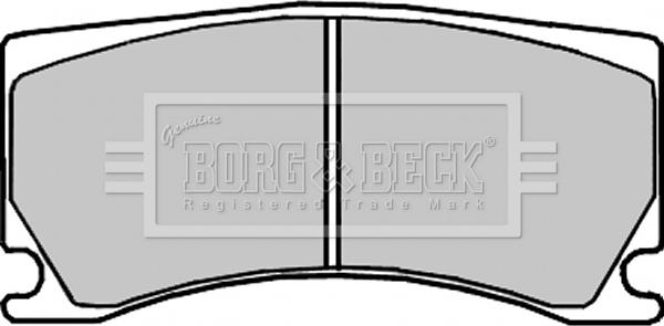 Borg & Beck BBP2327 - Bremžu uzliku kompl., Disku bremzes autodraugiem.lv