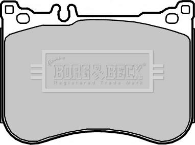 Borg & Beck BBP2375 - Bremžu uzliku kompl., Disku bremzes autodraugiem.lv