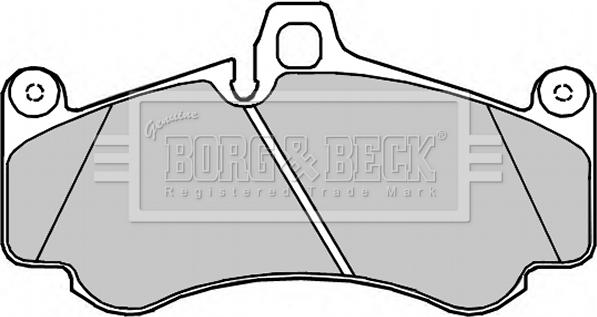 Borg & Beck BBP2371 - Bremžu uzliku kompl., Disku bremzes autodraugiem.lv