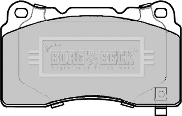Borg & Beck BBP2290 - Bremžu uzliku kompl., Disku bremzes autodraugiem.lv
