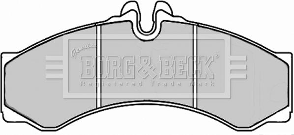 Borg & Beck BBP2247 - Bremžu uzliku kompl., Disku bremzes autodraugiem.lv