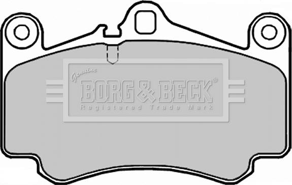 Borg & Beck BBP2255 - Bremžu uzliku kompl., Disku bremzes autodraugiem.lv
