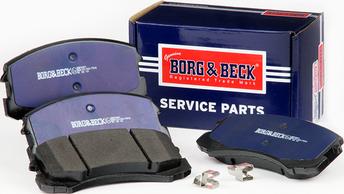 Borg & Beck BBP2201 - Bremžu uzliku kompl., Disku bremzes autodraugiem.lv