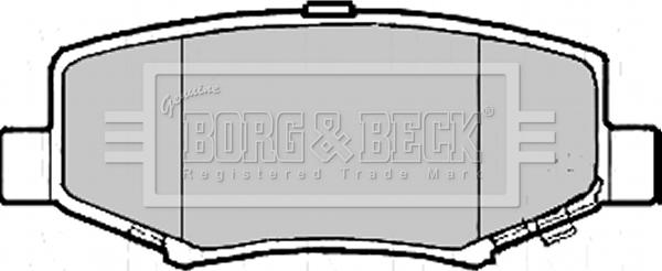 Borg & Beck BBP2208 - Bremžu uzliku kompl., Disku bremzes autodraugiem.lv