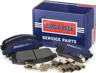 Borg & Beck BBP2214 - Bremžu uzliku kompl., Disku bremzes autodraugiem.lv