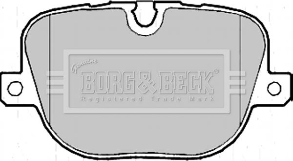 Borg & Beck BBP2215 - Bremžu uzliku kompl., Disku bremzes autodraugiem.lv