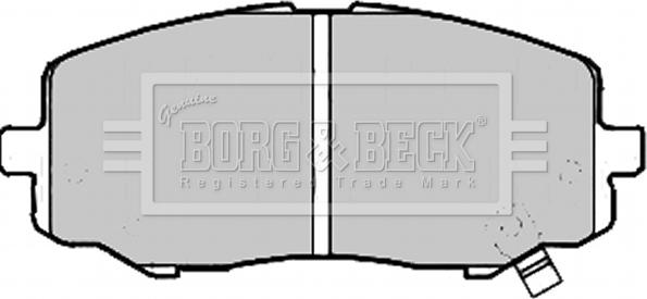 Borg & Beck BBP2213 - Bremžu uzliku kompl., Disku bremzes autodraugiem.lv