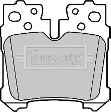 Borg & Beck BBP2212 - Bremžu uzliku kompl., Disku bremzes autodraugiem.lv