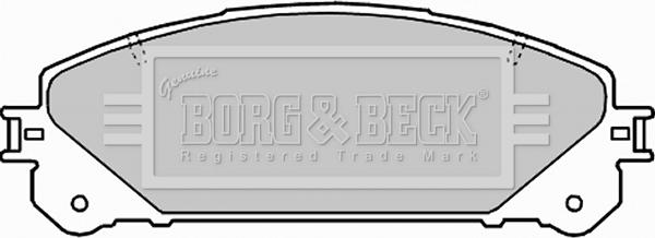 Borg & Beck BBP2289 - Bremžu uzliku kompl., Disku bremzes autodraugiem.lv