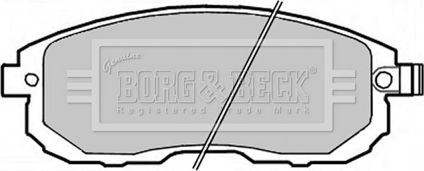 Borg & Beck BBP2282 - Bremžu uzliku kompl., Disku bremzes autodraugiem.lv