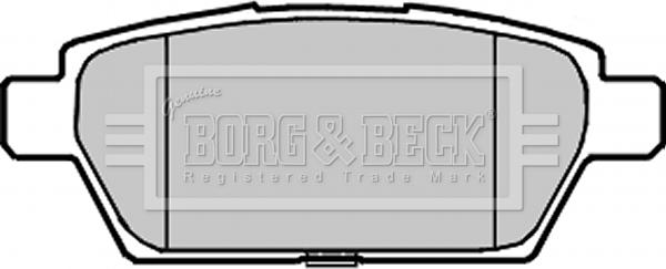 Borg & Beck BBP2239 - Bremžu uzliku kompl., Disku bremzes autodraugiem.lv