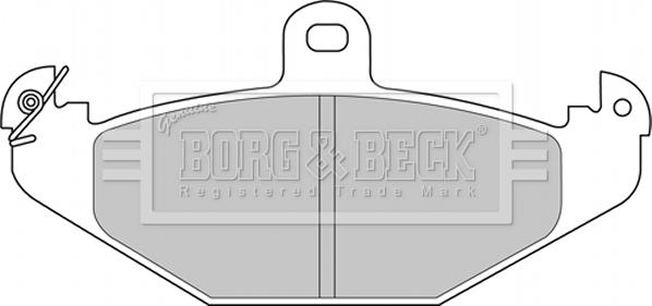 Borg & Beck BBP2234 - Bremžu uzliku kompl., Disku bremzes autodraugiem.lv