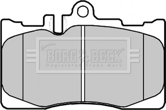 Borg & Beck BBP2230 - Bremžu uzliku kompl., Disku bremzes autodraugiem.lv